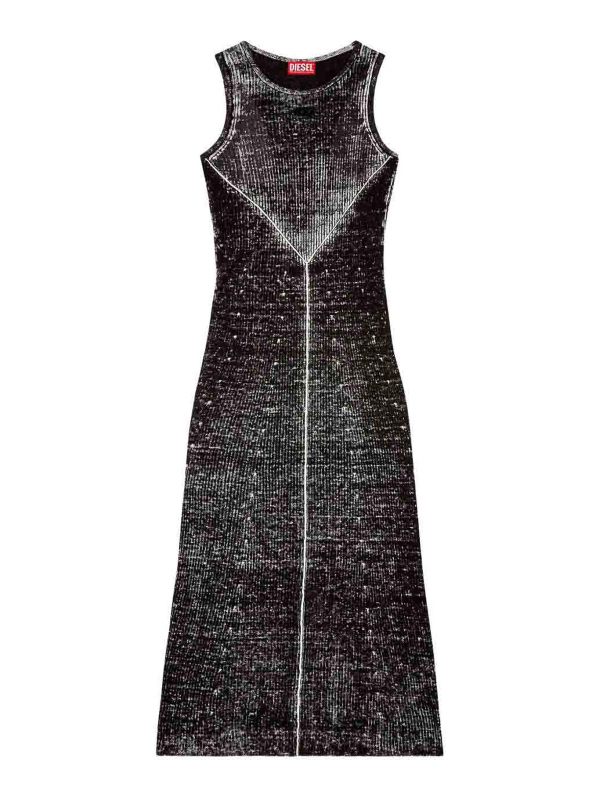 Diesel Robe Au Genou - M-Rab