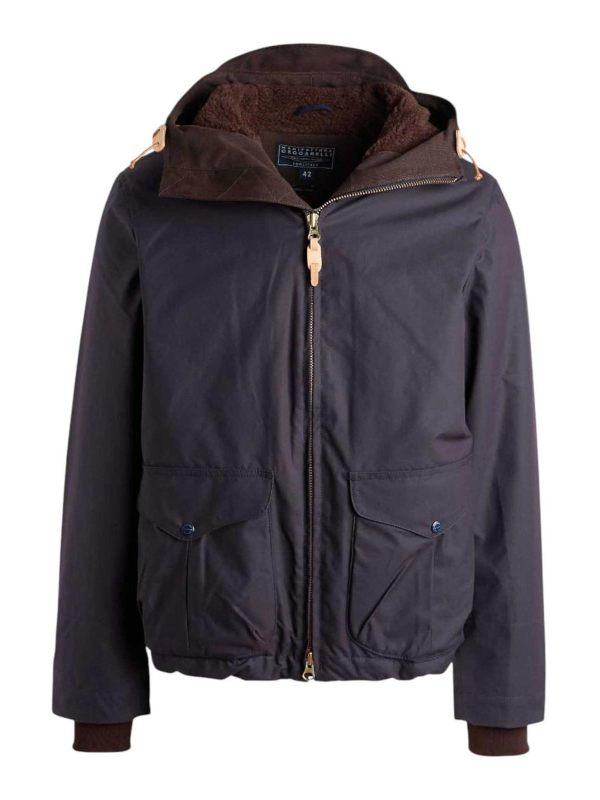 Manifattura Ceccarelli Manteau Au Genou - Bleu