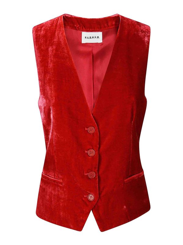 P. A.R. O.S. H. Gilet - Rouge