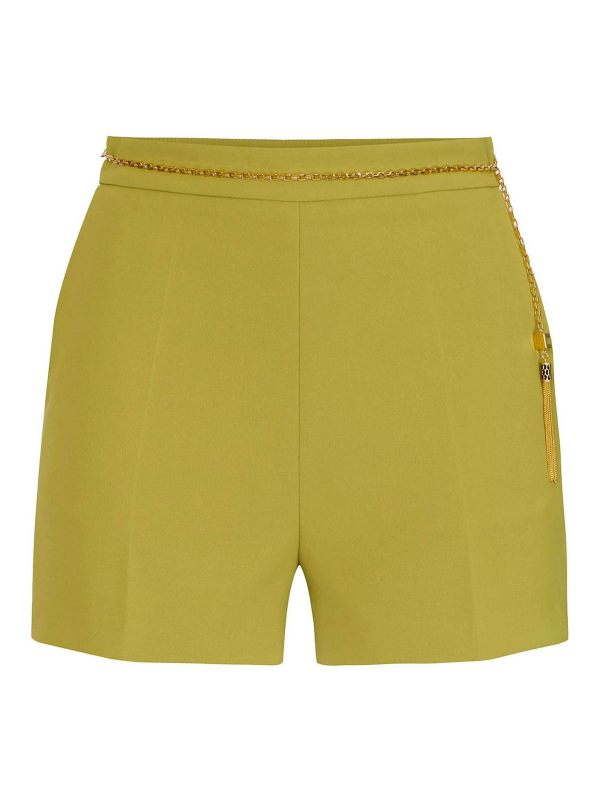 Elisabetta Franchi Pantalons Décontractés - Jaune