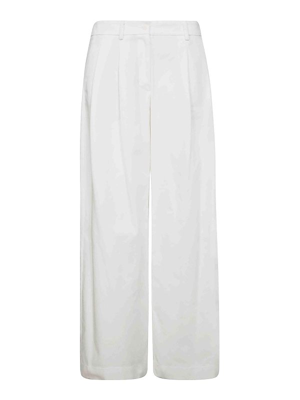 Jejia Pantalons Décontractés - Blanc
