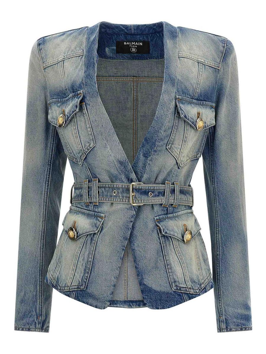 Balmain Blazer - Bleu Clair