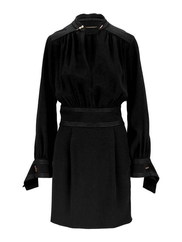 Elisabetta Franchi Robe Courte - Noir