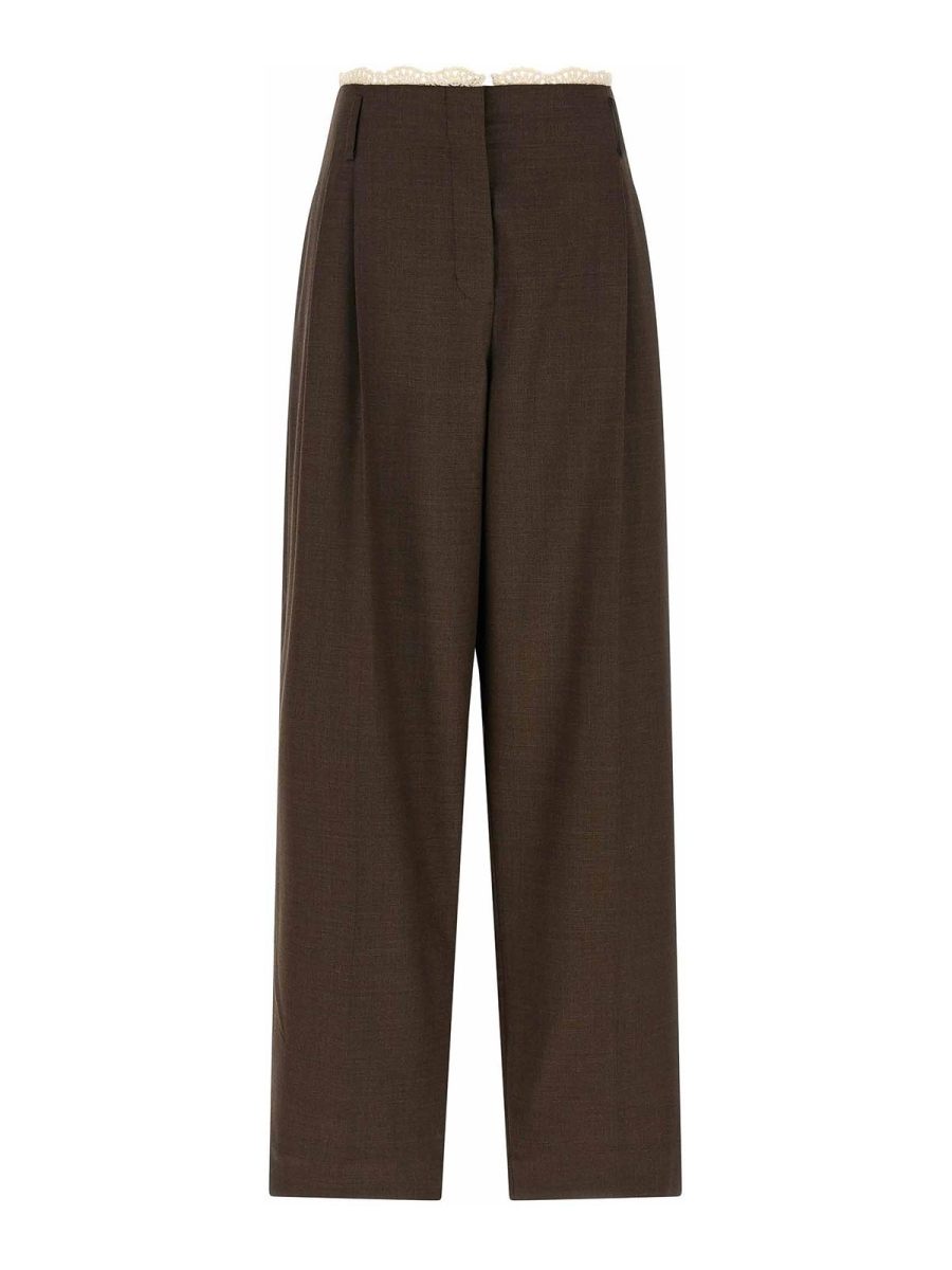 Magda Butrym Pantalons Décontractés - Marron