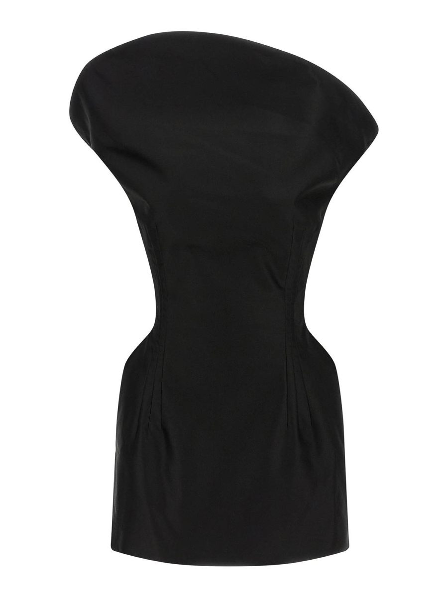 Magda Butrym Robe Au Genou - Noir