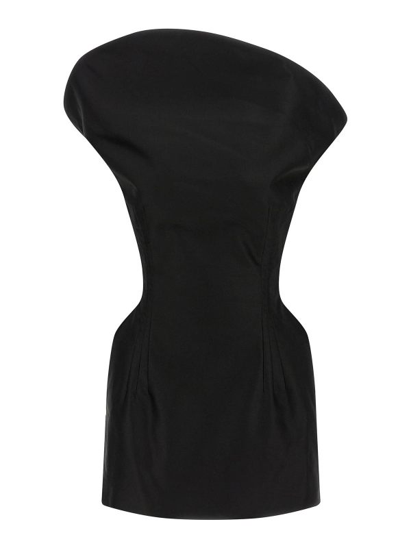 Magda Butrym Robe Au Genou - Noir