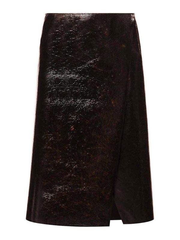 Philosophy di Lorenzo Serafini Jupe Midi - Marron