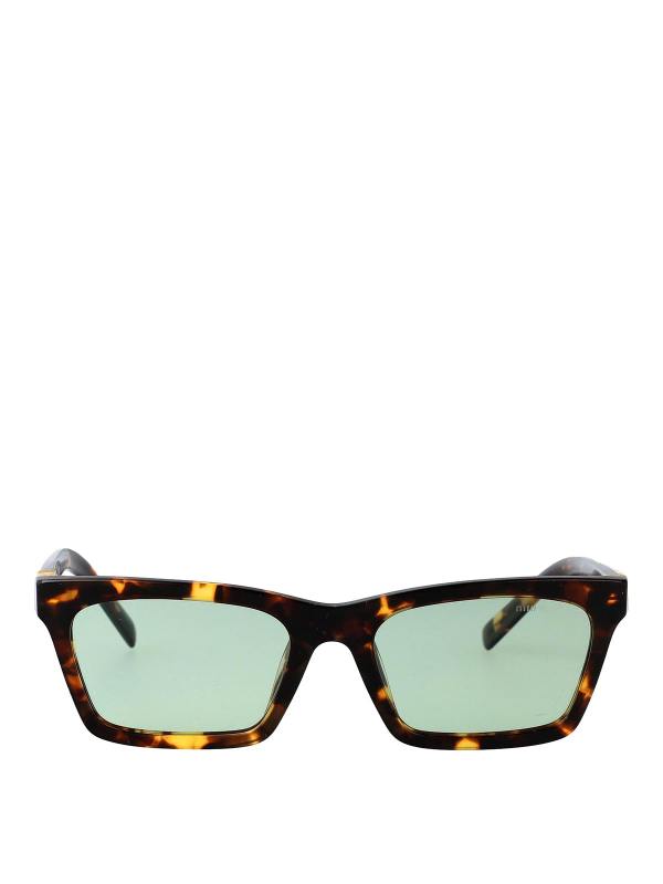 Miu Miu Lunettes De Soleil - Marron