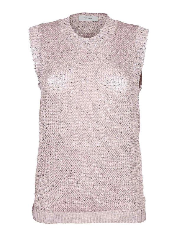 Golden Goose Pull Col Bateau - Gris