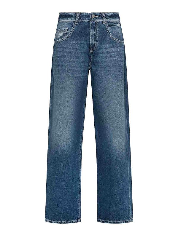 Icon Denim Jean Bootcut - Bleu