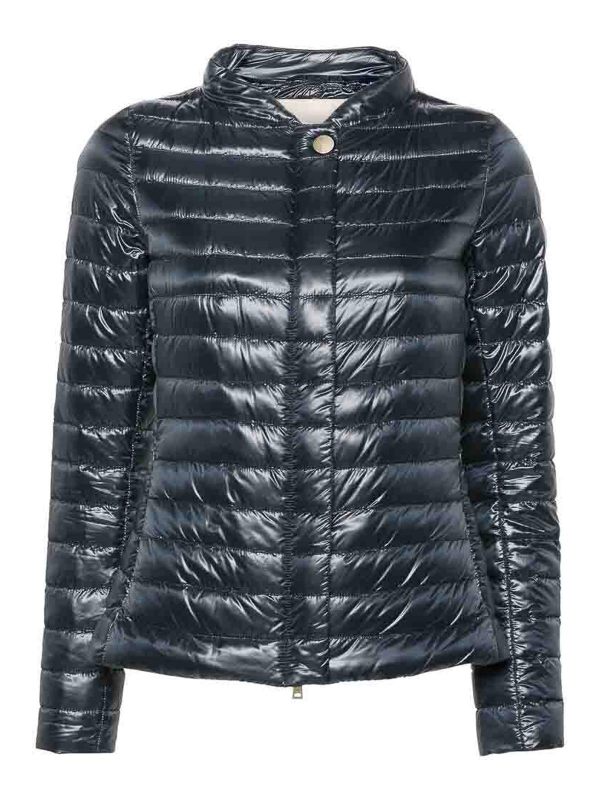 Herno Manteau Au Genou - Bleu