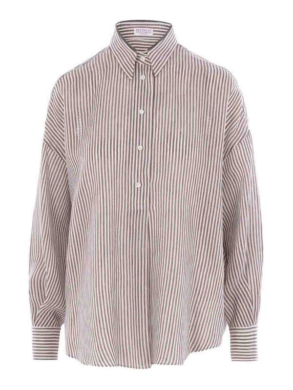 Brunello Cucinelli Chemise - Marron