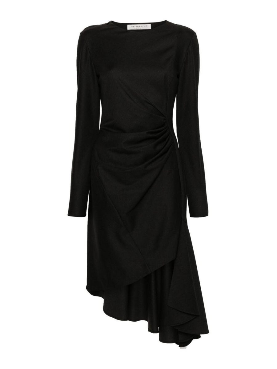 Philosophy di Lorenzo Serafini Robe Au Genou - Gris