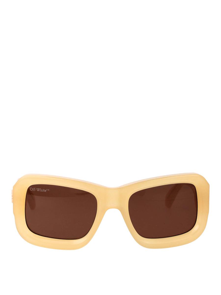 Off-White Lunettes De Soleil - Beige