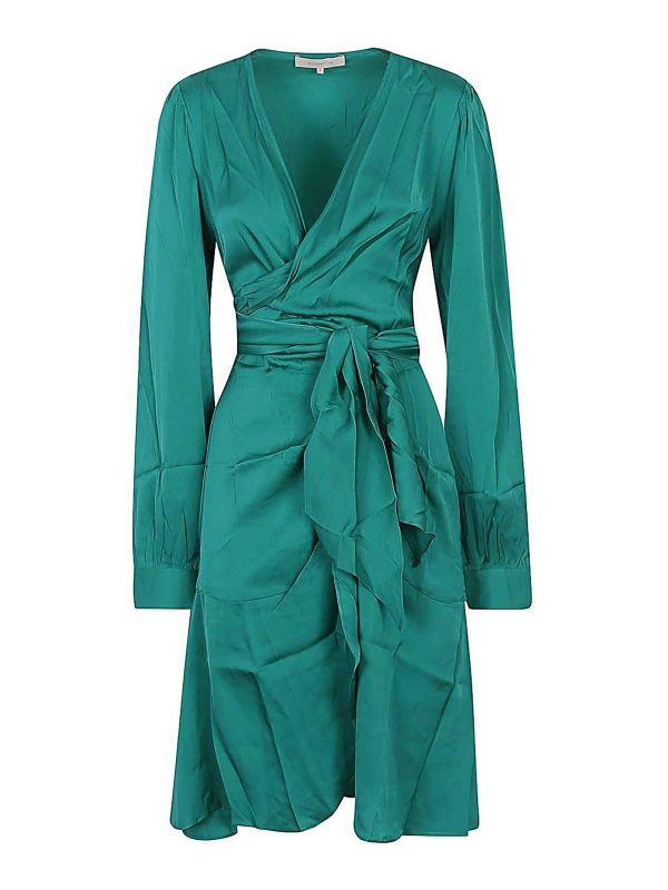 Silk95Five Maxi Robe - Vert