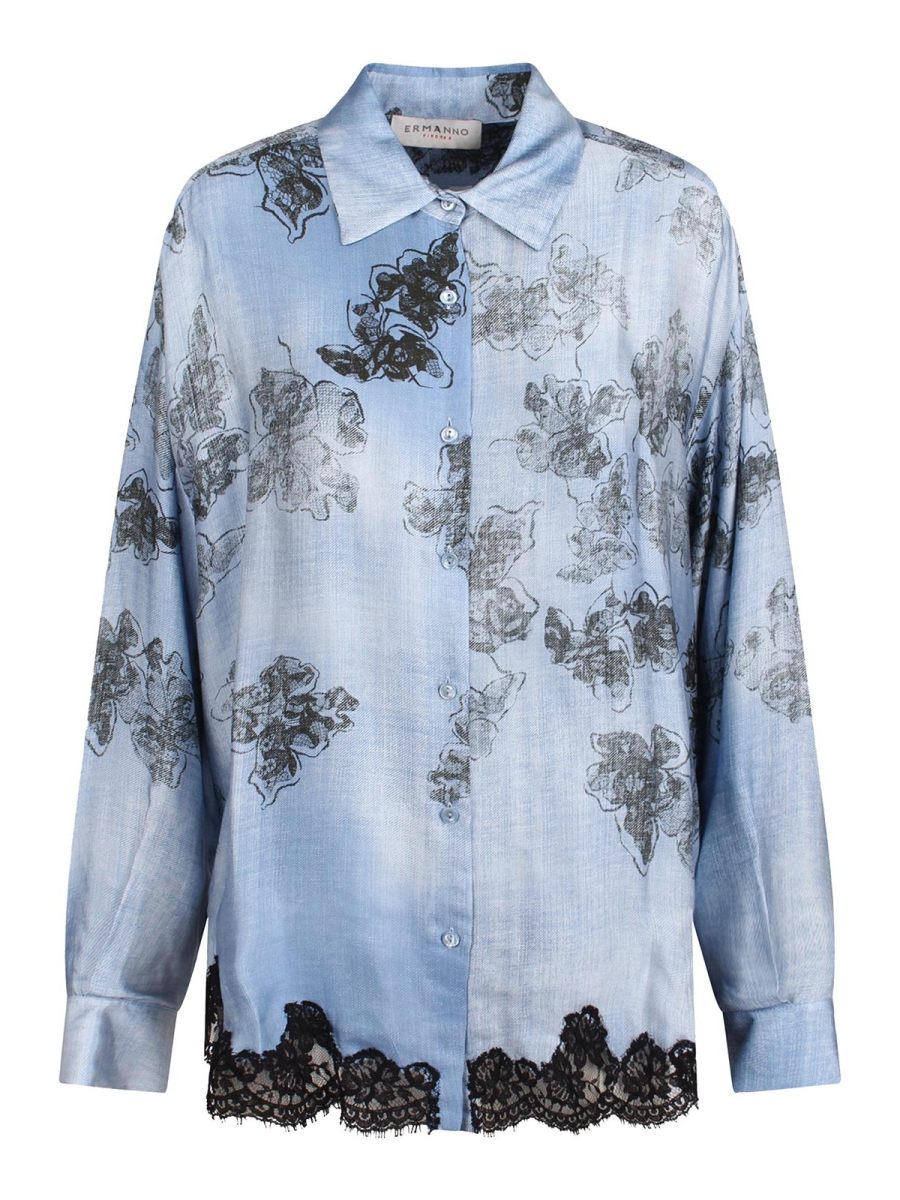 Ermanno Firenze Chemise - Bleu