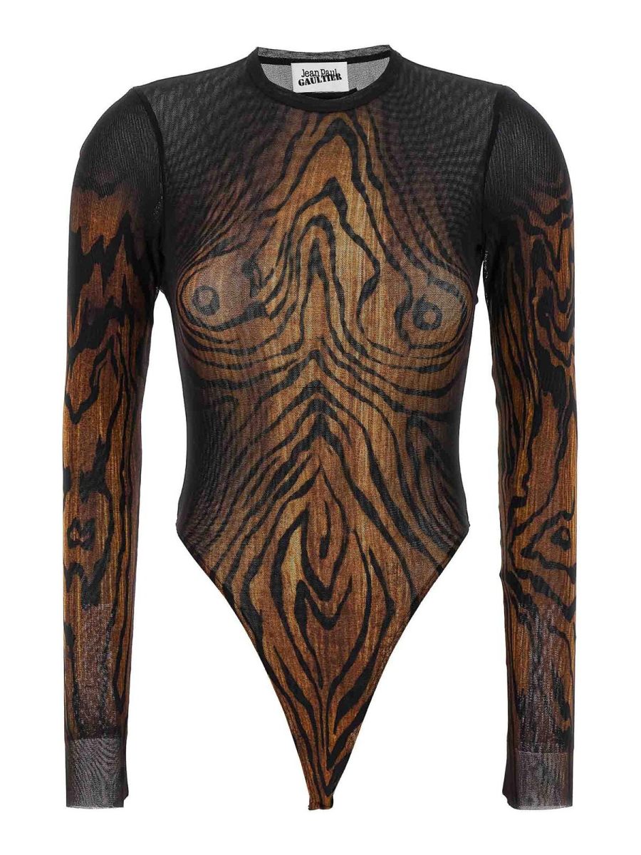 Jean Paul Gaultier Pull Col Rond - Multicolore