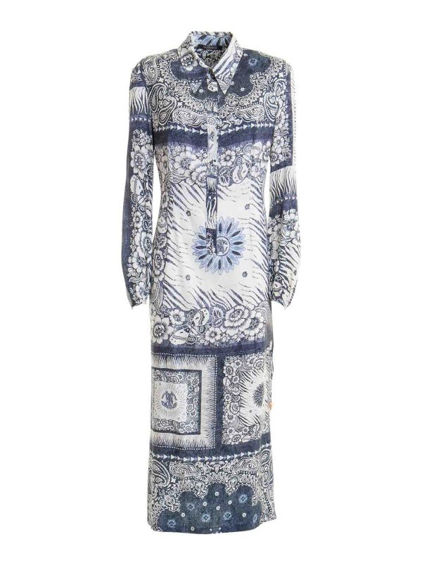 Roberto Cavalli Robe Au Genou - Multicolore