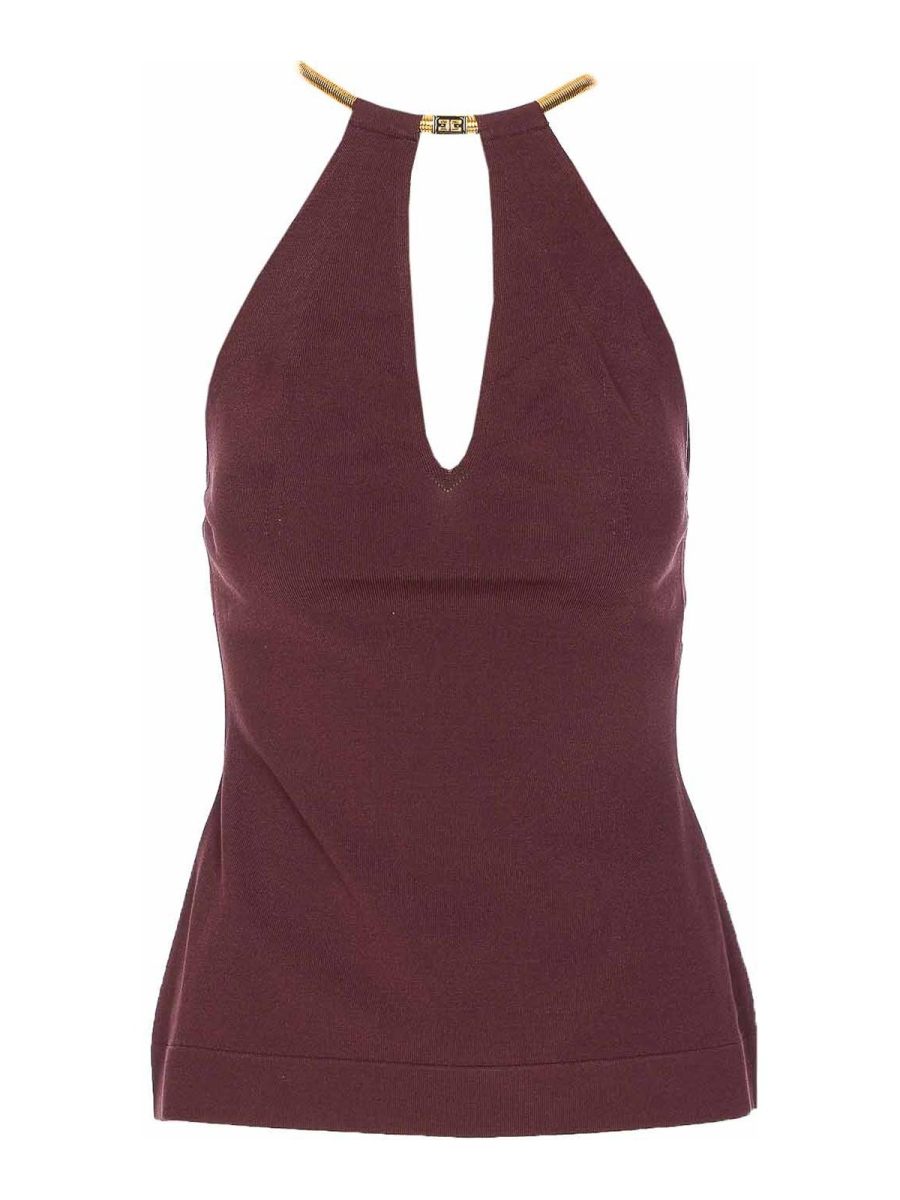 Elisabetta Franchi Top - Rouge