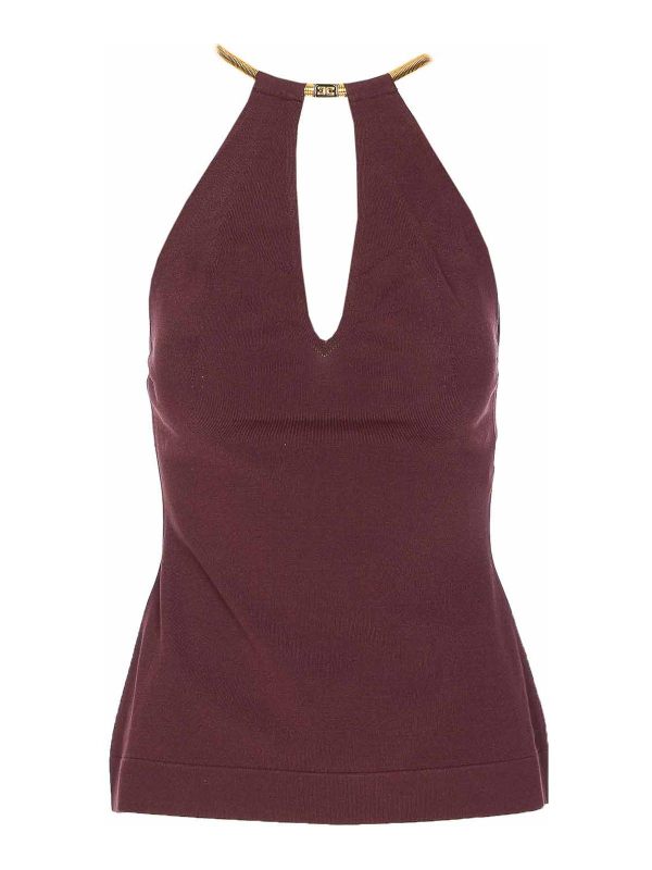 Elisabetta Franchi Top - Rouge