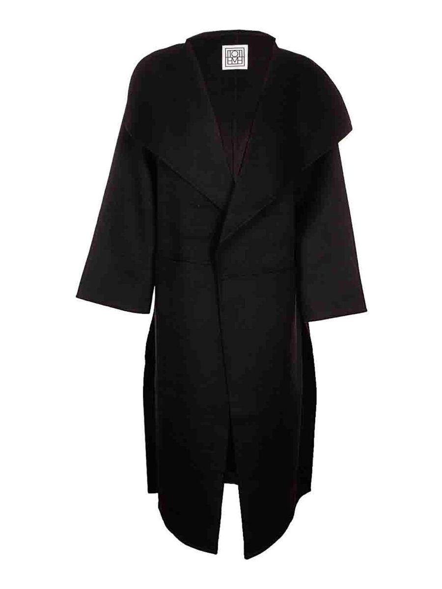 Toteme Manteau Court - Noir