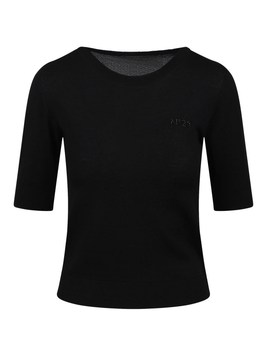 N°21 Pull Col Bateau - Noir