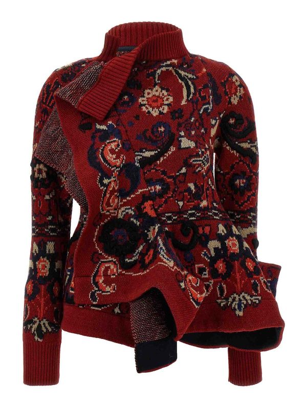 Sacai Cardigan - Rouge