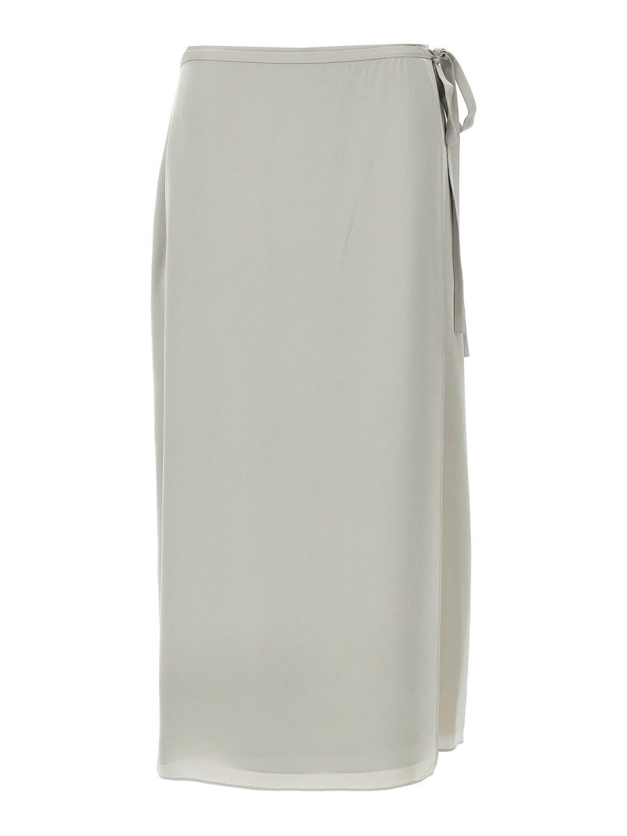 Theory Jupe Midi - Gris