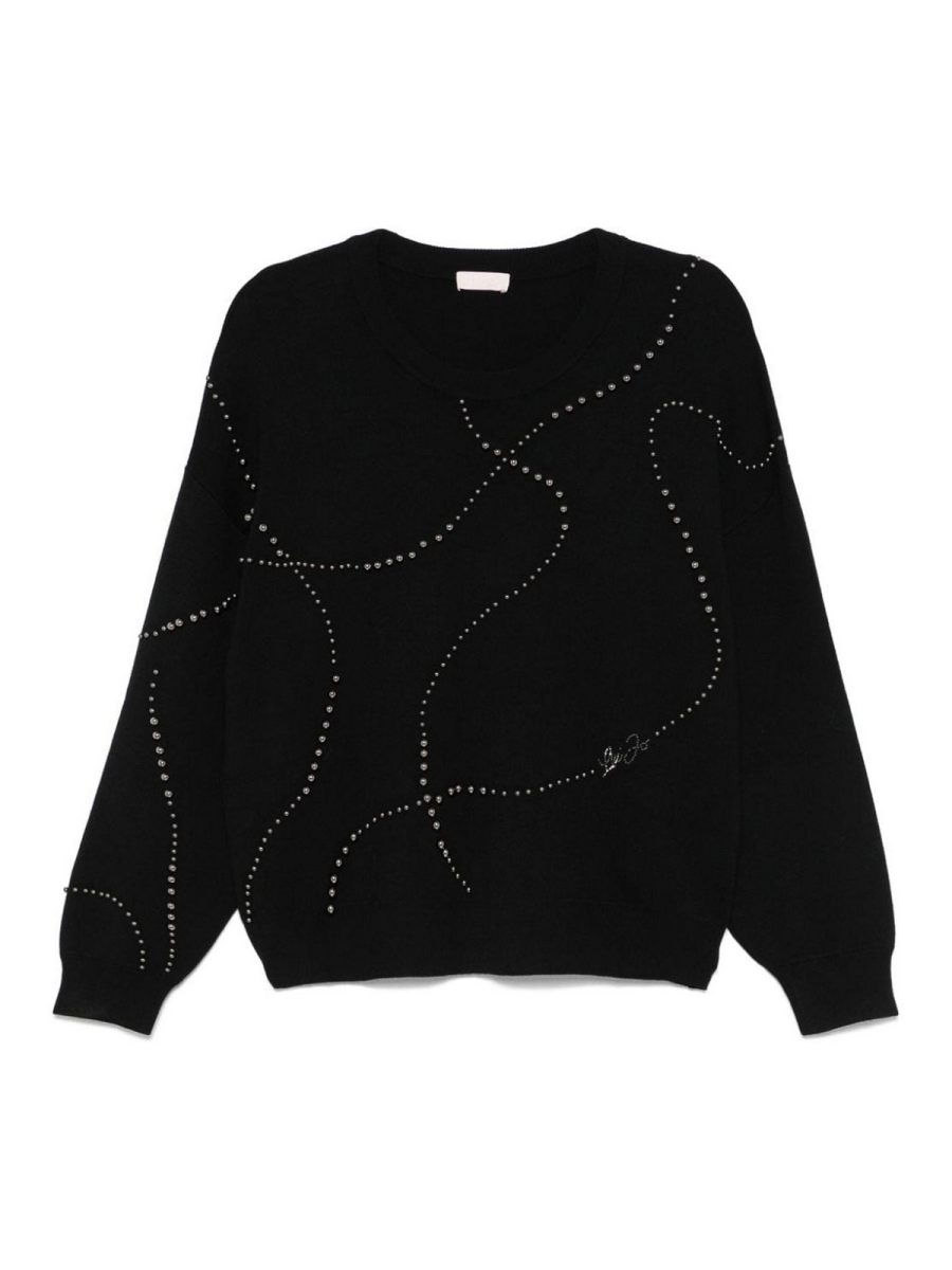 Liu Jo Pull Col Rond - Noir
