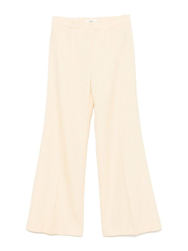 Chloe' Pantalons Décontractés - Blanc