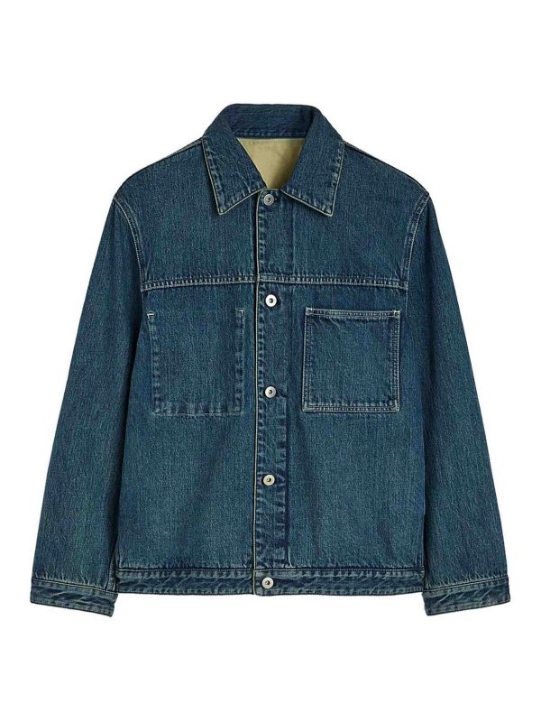 Jil Sander Veste En Jean - Délavé