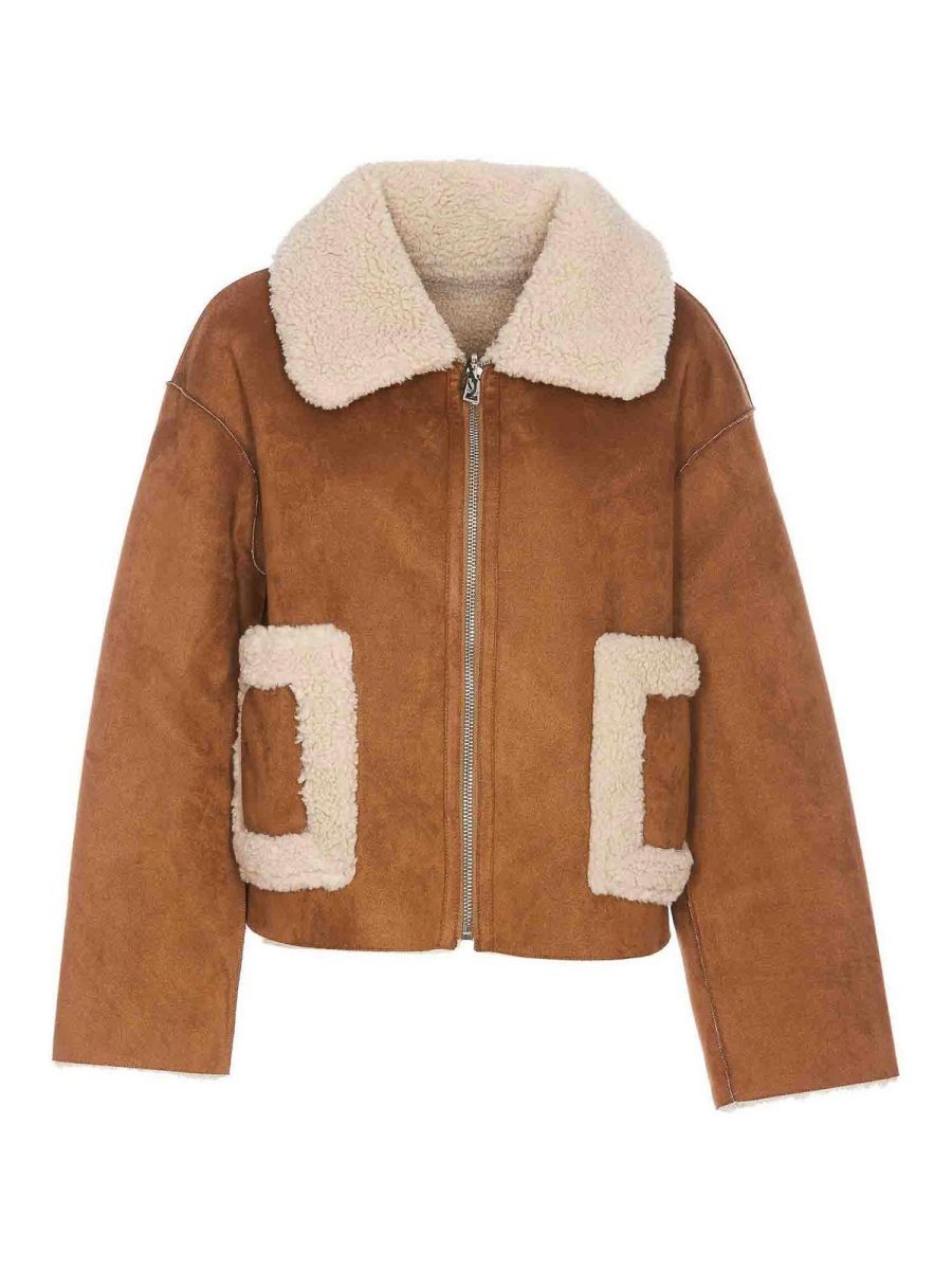 Jakke Veste Casual - Marron
