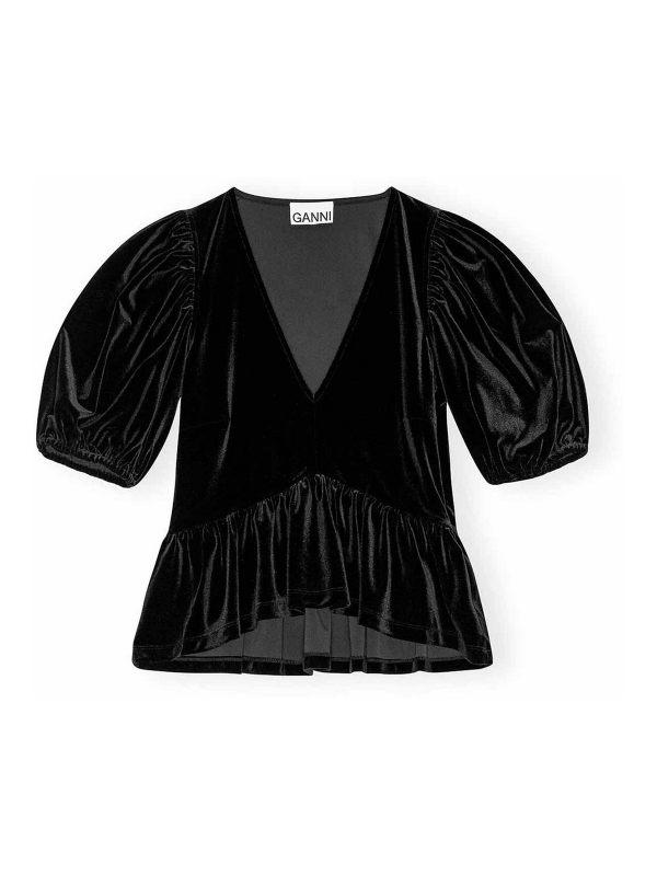 Ganni Top - Noir