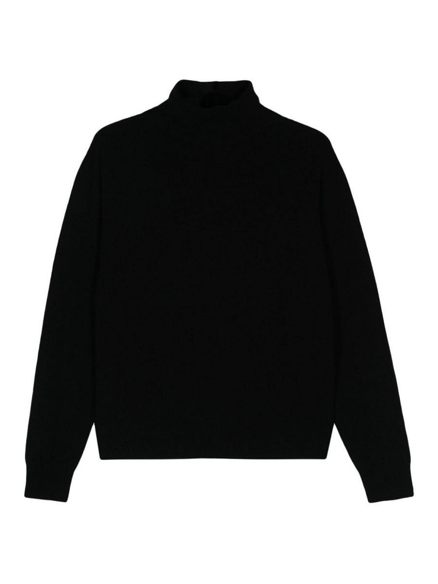 Alysi Pull Col Roulé - Noir