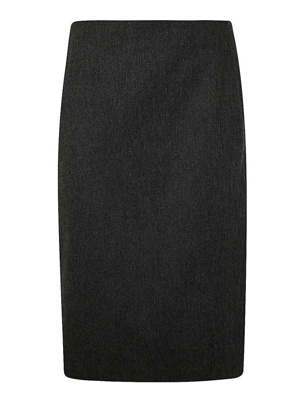Seventy Jupe Midi - Gris
