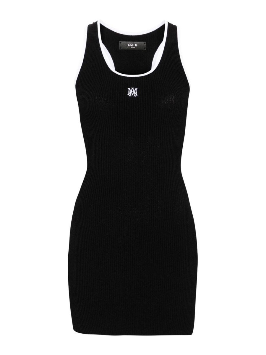 Amiri Robe Courte - Noir