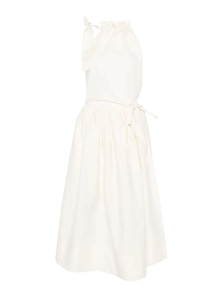 Philosophy di Lorenzo Serafini Robe Au Genou - Crème