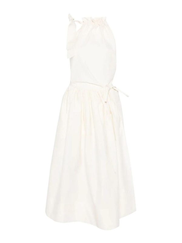 Philosophy di Lorenzo Serafini Robe Au Genou - Crème