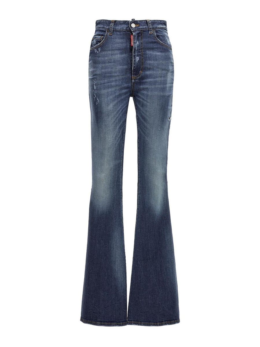 Dsquared2 Jean Évasé - Bleu