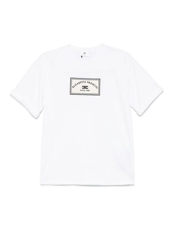 Elisabetta Franchi T-Shirt - Blanc