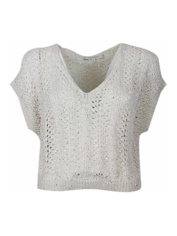 Antonelli Firenze Pull Col Rond - Crème