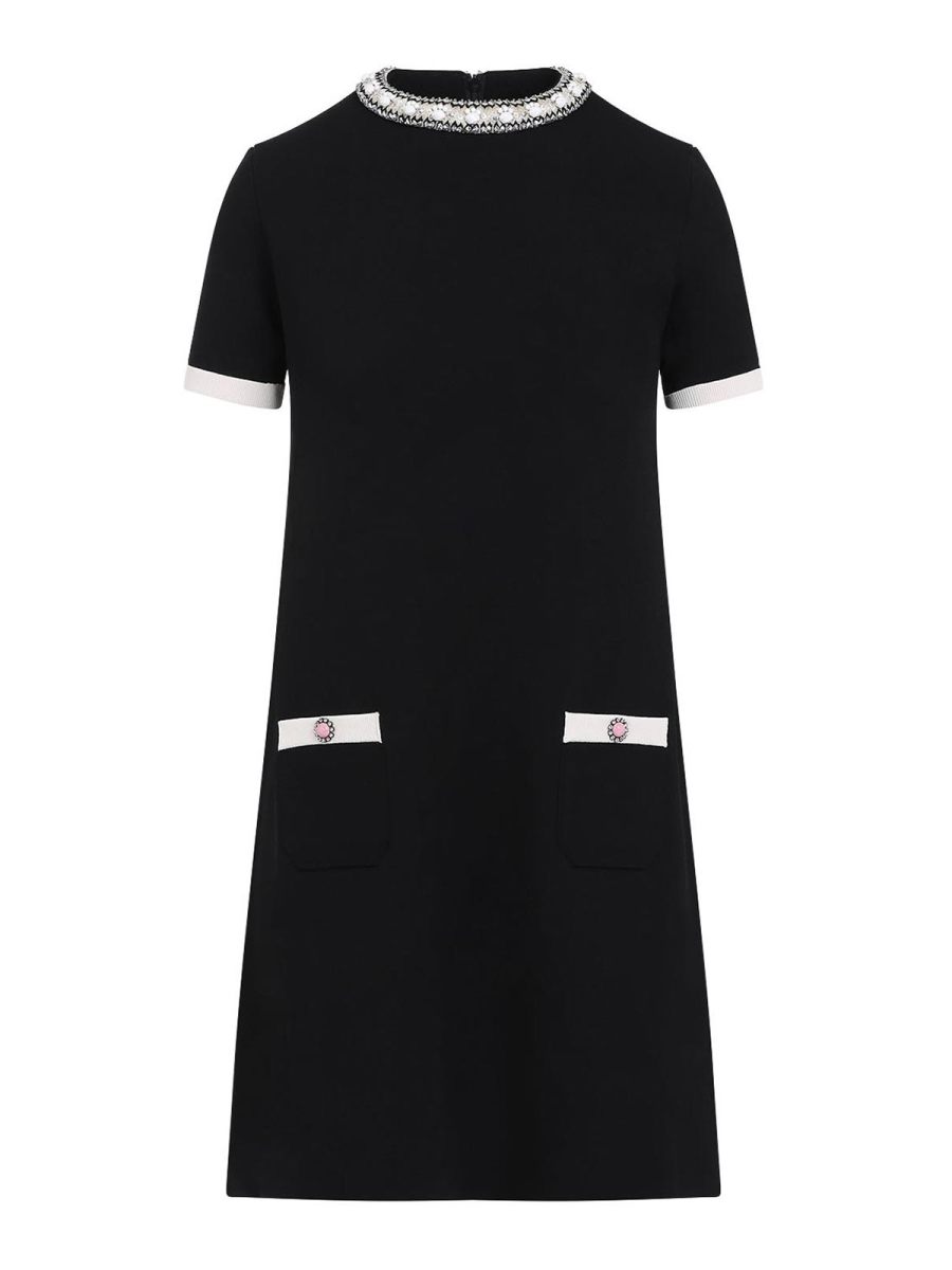 Valentino Robe Courte - Gris
