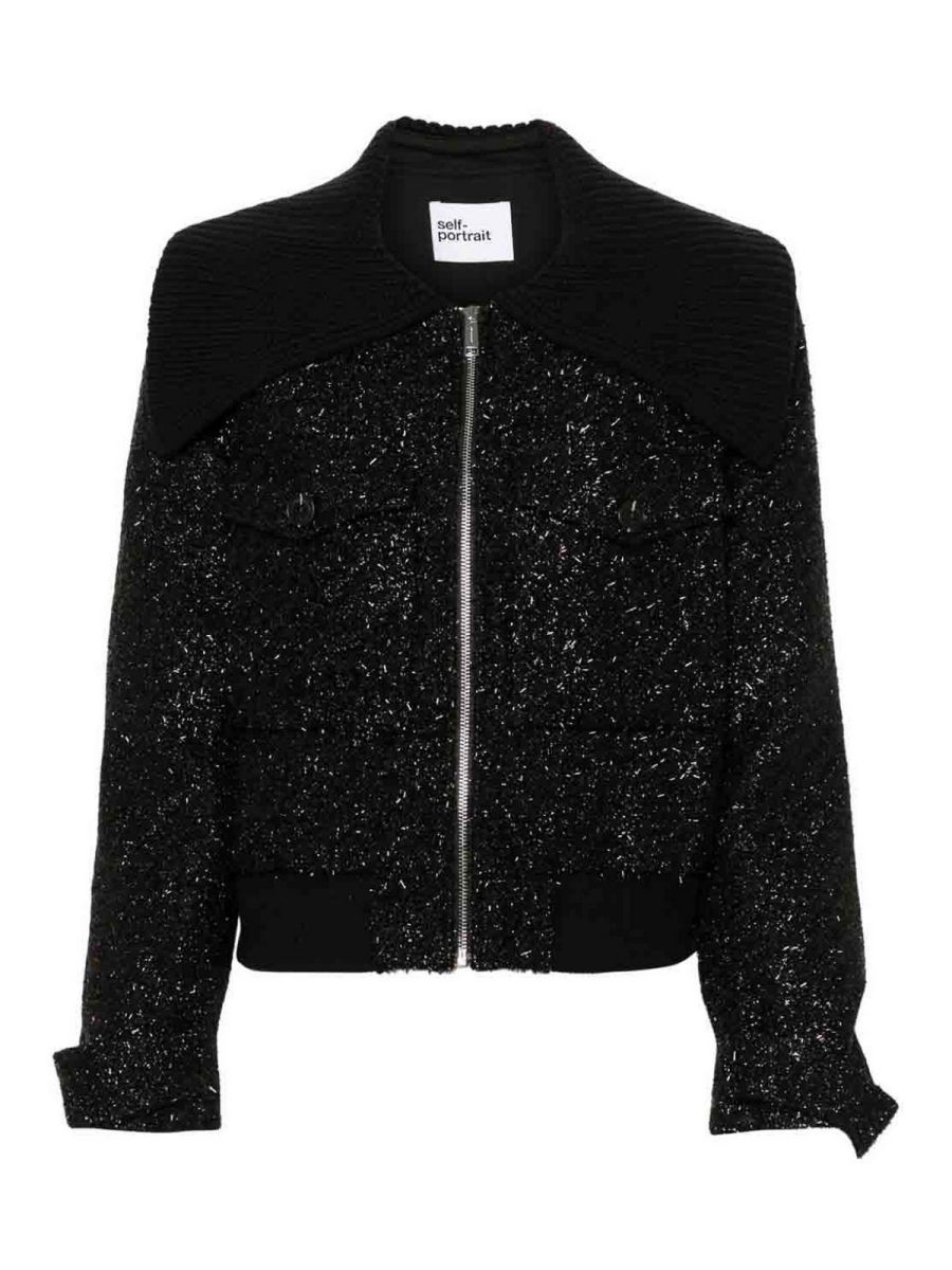 Self Portrait Blazer - Noir