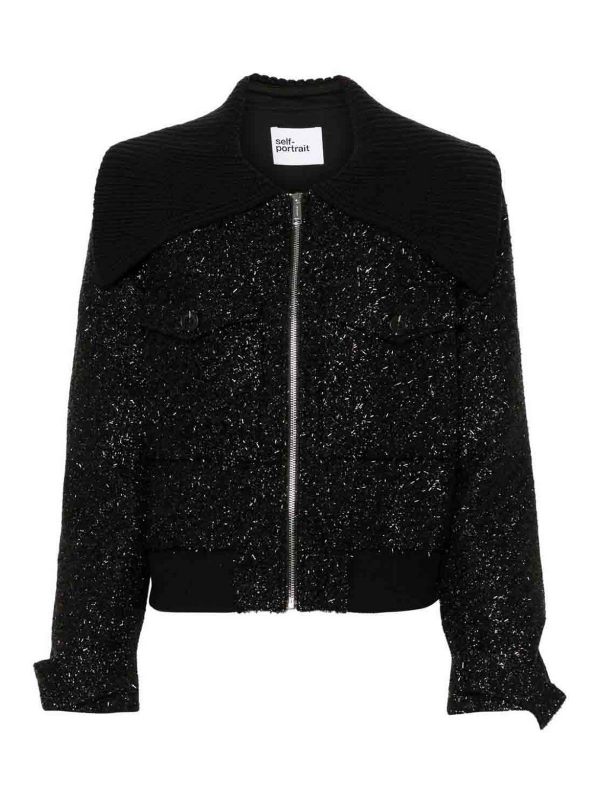 Self Portrait Blazer - Noir