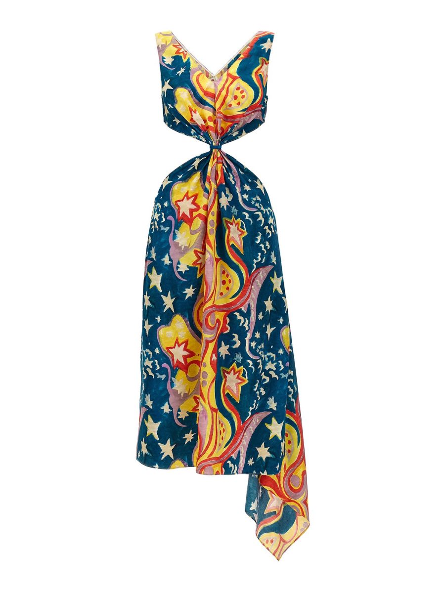 Marni Robe Au Genou - Multicolore