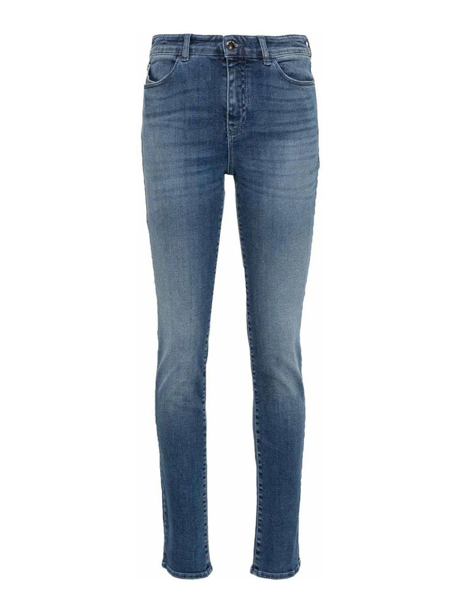 Emporio Armani Jean Droit - Bleu