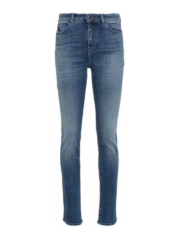 Emporio Armani Jean Droit - Bleu