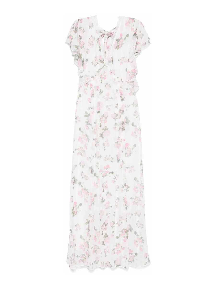 Ermanno Firenze Robe Au Genou - Crème