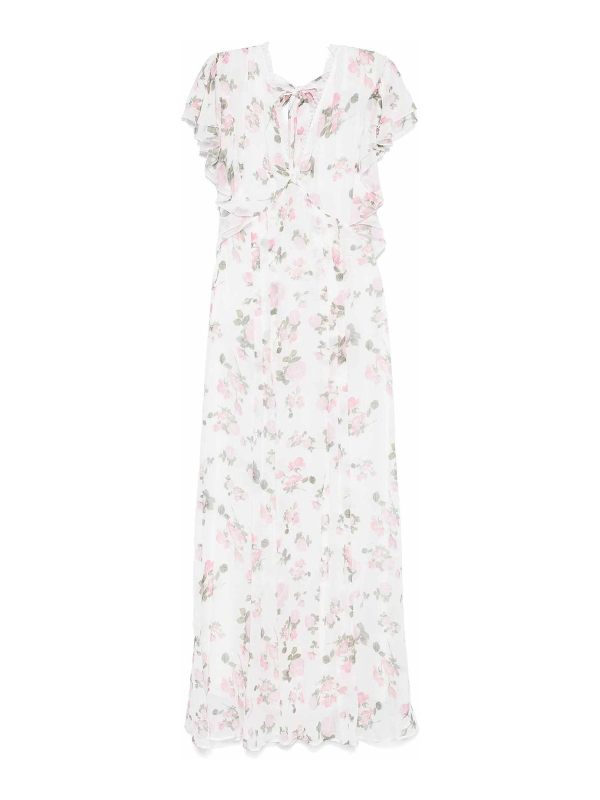 Ermanno Firenze Robe Au Genou - Crème