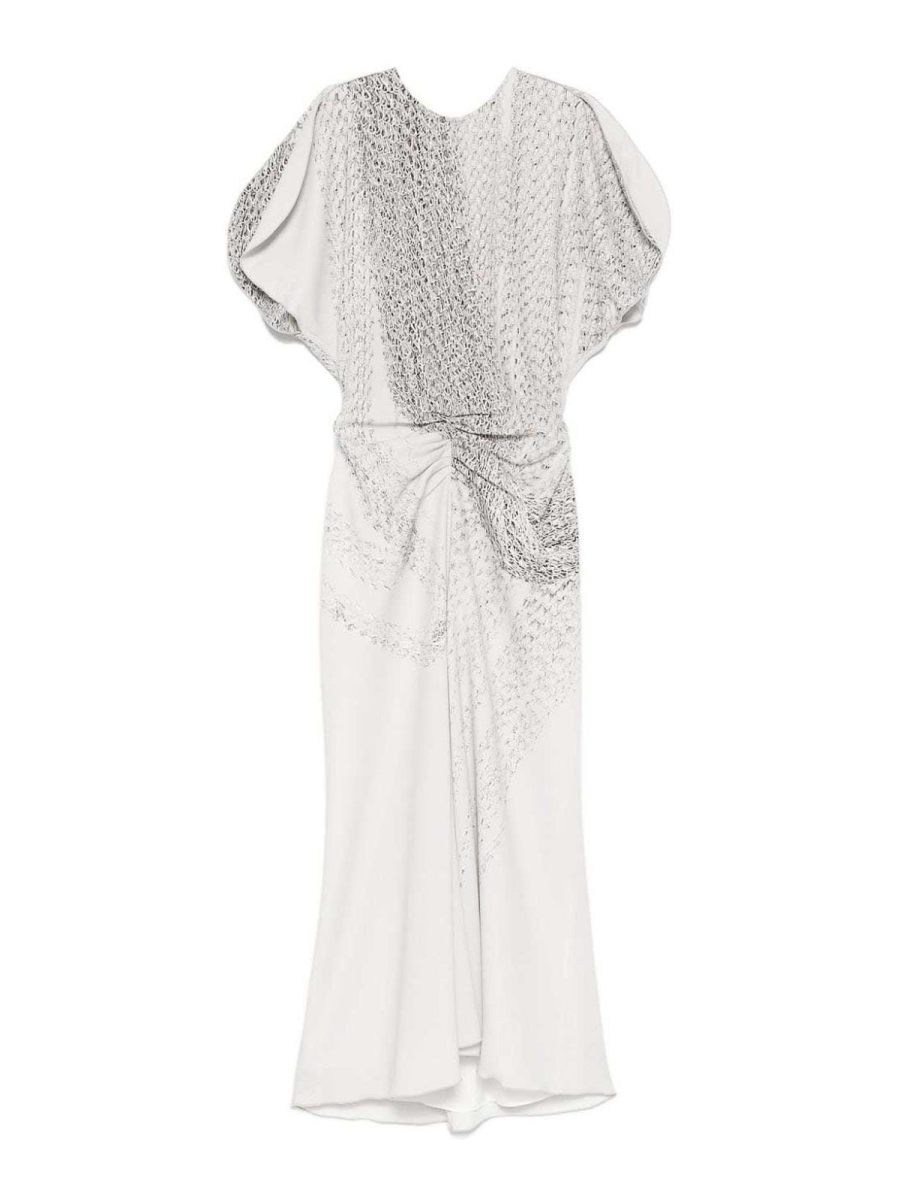 Victoria Beckham Maxi Robe - Gris